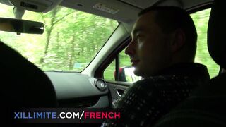 Anal break during a driving lesson