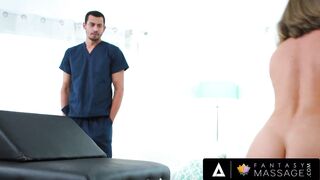 FANTASY MASSAGE - Stacked Tattooed Babe Easily Takes His Monster Cock In Her Perfect Fat Ass