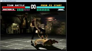 Submissive Tekken 3 Characters Give in to Nina's Feet.