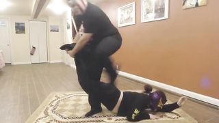 Juicy Jay Takes a Leg Submission Figure four