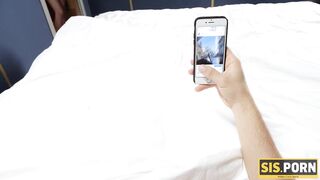 SISPORN. Slender lady from Russia fucked by her new lucky stepbrother