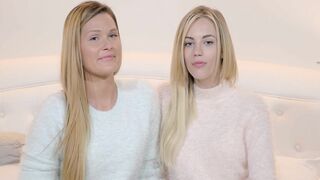 Abby Cross And Blake Eden Model On The Bed For Each Other