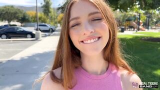 Real Teens - Sexy Brunette Teen Myra Moans Fucks Best From Behind In Her Porn Debut