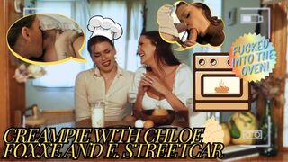 Cooking livestream Creampie; Big cock trans wife x redhead tradwife - E. Streetcar & Chloe Foxxe