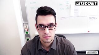 Kinky Bossy Slut Nina Vegas Seduces Nerd & Rides Him Good - LETSDOEIT