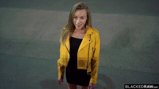BLACKED RAW All she wanted was to be passed around by 4 black guys