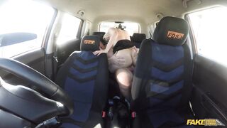 Fake Driving School Husband and Wife revive their sexual feelings by fucking in a car