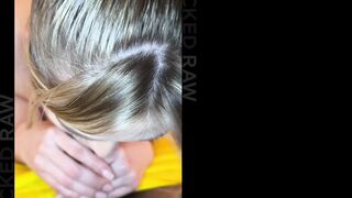 BLACKEDRAW Stacked Blonde Angie Faith Rides His Monster BBC