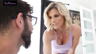 PUREMATURE Hot MILF Let's Daughters Boyfriend Use Her Asshole - Cory Chase