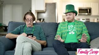 Katie Monroe & Angel Youngs create a Lucky St Patricks Day Fucking