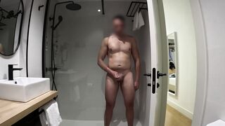 I jerk off in the bathroom until the room service cleaning girl comes in