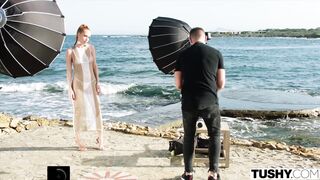 TUSHY Stunning Fit Redhead Holly Molly Has Her Tight Little Ass Drilled All Day