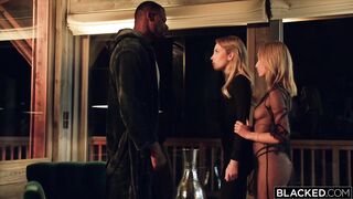 BLACKED BBC Crazy Spies Bella Spark And Kelly Collins Share Jason Luv's Cock