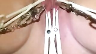 Medical Play and Clamps Submissive BBW