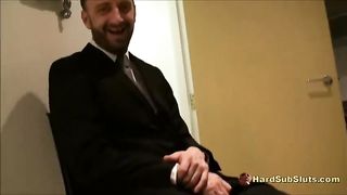 Brit Submissive Warmed up for Rough Fuck