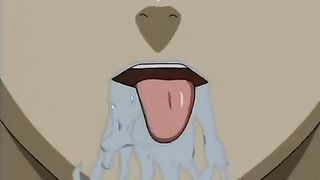 Horny hentai strapon fuck for submissive gals