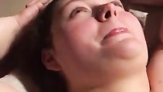 Daddy spanks my pussy until I cry