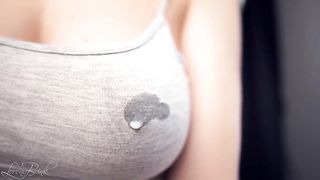 Got Milk? Milk Leaking Through Shirt (simulated)