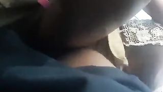Mistress gives her Fav. Submissive some In-car Outdoor Ass Pounding