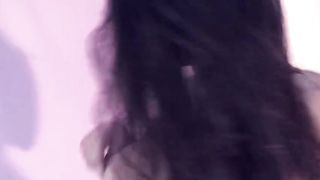 BRUNETTE STICKS FOREIGN OBJECT UP HER PUSSY AND CUMS