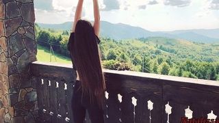 Step Brother Creampied Me During Morning Workout - Natalissa