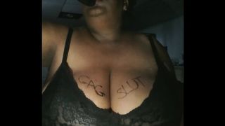 Daysha Dumpster Gagging Dildo Drooling Big Tits Submissive