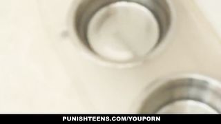 PunishTeens - Fucked and Leashed and Face fucked