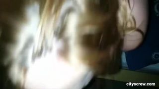 Submissive Redhead Sucks my Cock