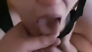 Submissive Swedish Amateur Wife Fucking and Cleaning Masters Cock