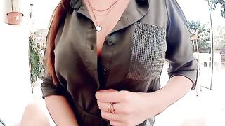Submissive Wife Sucks her Daddy Bone Dry - POV Oral Creampie