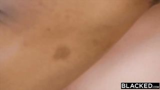 Tiny blond babe elsa gets her pussy stuffed with big black meat