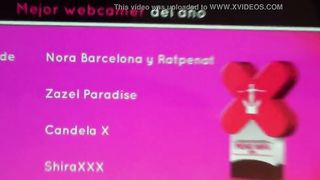 Nora Barcelona & Ratpenat Ganadores Premio Ninfa Mejores Webcamers 2016.MTS