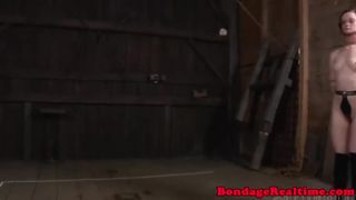 Nasty Submissive Spanked on the Catwalk
