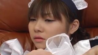 Naughty Natsumi is a hot Asian maid getting