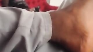 Jerking in Front of Househelp