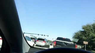 Highway Head - Public Blowjob while my BF is Driving