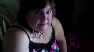 Submissive SSBBW Pisses on Patio