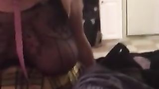 Submissive Slut Roughly Facefucked with Spidergag