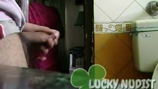 Caught Wankin But Indian Maid Watches