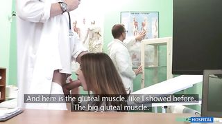Cute camilla knows where to find the love muscle