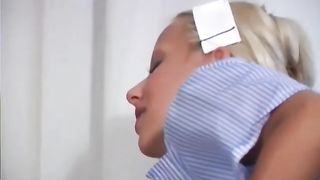 blonde maid pleasing her master - Activ Studio