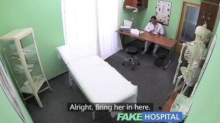 FakeHospital Naughty nurse heals patient with her tongue