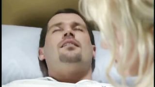 Naughty nurse handjob