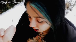 Stepbrother Gets Blowjob in Public POV