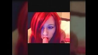 blowjob by redhead
