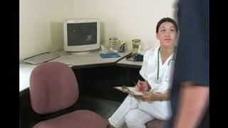 Nurse gives Handjob