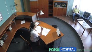 FakeHospital Sexy nurse heals patient with hard office sex
