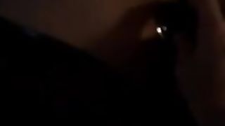 Girl with Big Ass being Fucked by Glass Dildo while Handcuffed