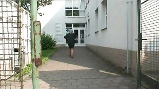 sexy nurse in love with grandpa