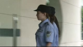 Chinese Girls Handcuffed and Arrested 5